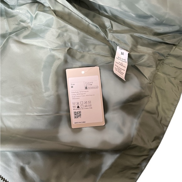 HALARA Light Olive Bomber Jacket - Picture 7 of 7